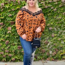 Boutique Simplified October Nights Off The Shoulder Top