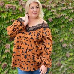 Boutique Simplified October Nights Off The Shoulder Top