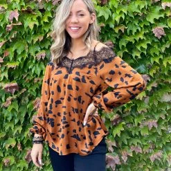 Boutique Simplified October Nights Off The Shoulder Top