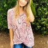 Boutique Simplified New Arrivals Perfectly Paisley Twist Top