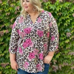 Boutique Simplified New Arrivals Peruvian Dreamin' 3/4 Sleeve Top