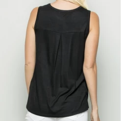 Boutique Simplified Beautiful Everyday Front Tie Tank
