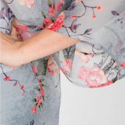 Boutique Simplified Smokey Floral Kimono Cardigan New Arrivals