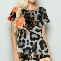 Boutique Simplified Exotic Rose Romper New Arrivals