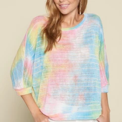 Boutique Simplified Pixie Dust Loose Knit Top New Arrivals