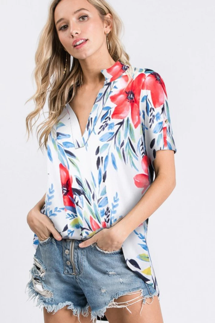 Boutique Simplified Paradise Dreams Mandarin Collar Top New Arrivals 10 Boutique Simplified Paradise Dreams Mandarin Collar Top New Arrivals