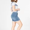 Iris & Rainbow Boutique #B159 Summer Dreams Cuffed Shorts (Medium Wash) New Arrivals
