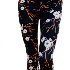 Iris & Rainbow Boutique #C158 Cherry Blossom Capri Leggings New Arrivals