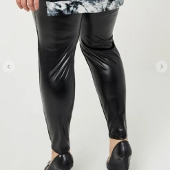 Iris & Rainbow Boutique New Arrivals #C22 Off With The Lace Leather Leggings