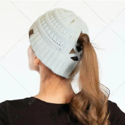 Iris & Rainbow Boutique #D106 Criss Cross CC Beanie New Arrivals