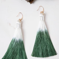Iris & Rainbow Boutique New Arrivals #E14 Light Up For Life Tassel Earrings