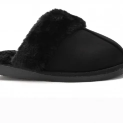 Iris & Rainbow Boutique New Arrivals #924 Winter Cozy Slippers (black)