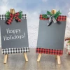 Iris & Rainbow Boutique #H84 Plaid Chalkboard Easel New Arrivals