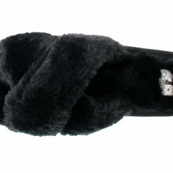 Iris & Rainbow Boutique #H153 Corky’s Slumber Slippers (Black)