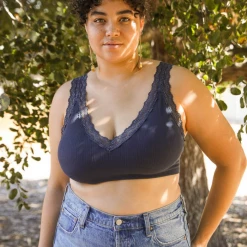 Iris & Rainbow Boutique #H293 Lets Get Lacey Bralette (Black) New Arrivals