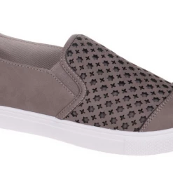 Iris & Rainbow Boutique #H651 Crossing The Stars Slip On Shoes (Taupe)