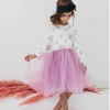 Iris & Rainbow Boutique #H765 Unicorn Lilac Tutu Dress New Arrivals
