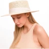 Iris & Rainbow Boutique New Arrivals #J440 Wrapped In Ribbon Wide Brim Hat