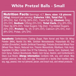 Iris & Rainbow Boutique #J895 White Pretzel Balls New Arrivals