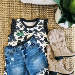 Iris & Rainbow Boutique #J899 Ellie's Distressed High Waist Judy Blue Shorts New Arrivals