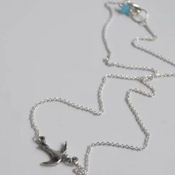 Iris & Rainbow Boutique New Arrivals #J965 Little Swallow Bird Necklace