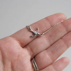 Iris & Rainbow Boutique New Arrivals #J965 Little Swallow Bird Necklace
