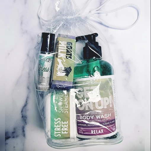 Iris & Rainbow Boutique New Arrivals #K27 Relaxing Stress Free Bath & Body Gift Set
