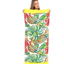 Iris & Rainbow Boutique New Arrivals #K92 Tropic Pineapple Convertible Beach Towel