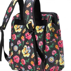 Iris & Rainbow Boutique #K132 Fleur Noir Packi Backpack Cooler