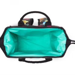 Iris & Rainbow Boutique #K132 Fleur Noir Packi Backpack Cooler