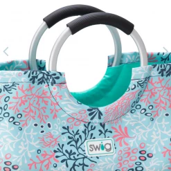 Iris & Rainbow Boutique #K139 Coral Me Crazy Loopi Tote