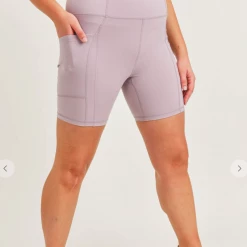 Iris & Rainbow Boutique New Arrivals #K203 Bring It Back Biker Shorts (MAUVE)