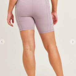 Iris & Rainbow Boutique New Arrivals #K203 Bring It Back Biker Shorts (MAUVE)