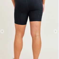 Iris & Rainbow Boutique #K204 Bring It Back Biker Shorts (BLACK)