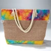 Iris & Rainbow Boutique New Arrivals #K228 Woven In Vivid Colors Tote Bag