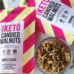 Iris & Rainbow Boutique New Arrivals #K245 Keto Candied Walnuts (Classic Vanilla)