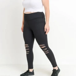 Iris & Rainbow Boutique #K385 My Destiny Awaits Distressed Leggings