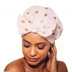 Iris & Rainbow Boutique #K401 Dots Of Brilliance Luxe Kitsch Shower Cap 7 Iris & Rainbow Boutique #K401 Dots Of Brilliance Luxe Kitsch Shower Cap