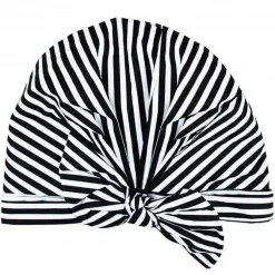 Iris & Rainbow Boutique #K402 Stripes At Tiffany's Luxe Kitsch Shower Cap 7 Iris & Rainbow Boutique #K402 Stripes At Tiffany's Luxe Kitsch Shower Cap