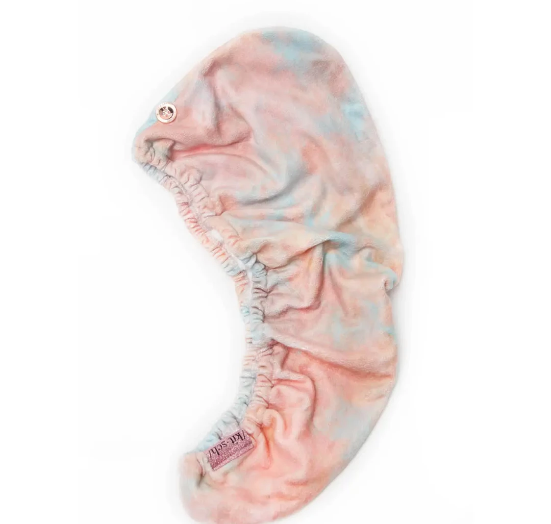 Iris & Rainbow Boutique #K406 Darling Kitsch Microfiber Hair Towel (TIE DYE) 7 Iris & Rainbow Boutique #K406 Darling Kitsch Microfiber Hair Towel (TIE DYE)