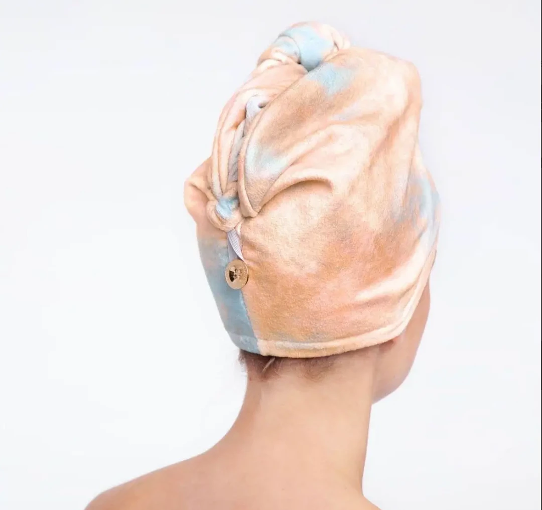 Iris & Rainbow Boutique #K406 Darling Kitsch Microfiber Hair Towel (TIE DYE) 4 Iris & Rainbow Boutique #K406 Darling Kitsch Microfiber Hair Towel (TIE DYE)