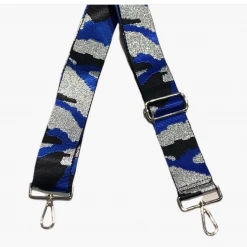 Iris & Rainbow Boutique New Arrivals K542 Ahdorn Camo Bag Straps (SILVER Hardware)