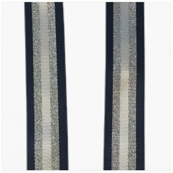 Iris & Rainbow Boutique K545 Ahdorn Shimmer Striped Bag Straps (SILVER Hardware) New Arrivals