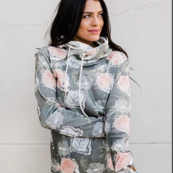 Iris & Rainbow Boutique #K592 Ampersand Better Days Double Hooded Sweatshirt New Arrivals