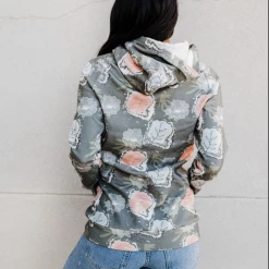 Iris & Rainbow Boutique #K592 Ampersand Better Days Double Hooded Sweatshirt New Arrivals