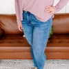 Iris & Rainbow Boutique New Arrivals #K524 Eyes On Me Tummy Control Judy Blue Jeans