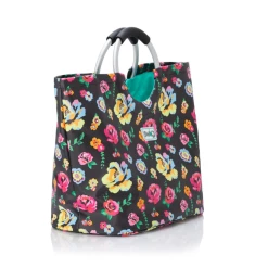 Iris & Rainbow Boutique #K659 Fleur Noir Loopi Tote