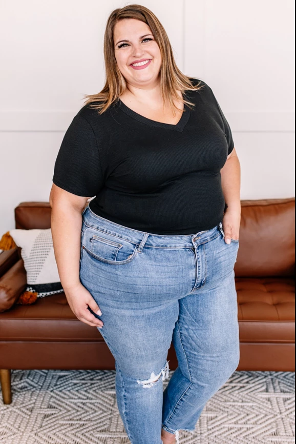 Iris & Rainbow Boutique New Arrivals #K770 Take A Knee Judy Blue Girlfriend Jeans 5 Iris & Rainbow Boutique New Arrivals #K770 Take A Knee Judy Blue Girlfriend Jeans