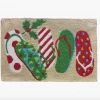 Iris & Rainbow Boutique #K846 Christmas Sandals Accent Rug New Arrivals