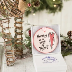 Iris & Rainbow Boutique #K999 Work Of Heart Ornament